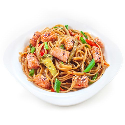 Веганский вок с тофу