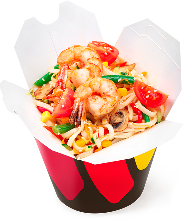 Удон с морепродуктами